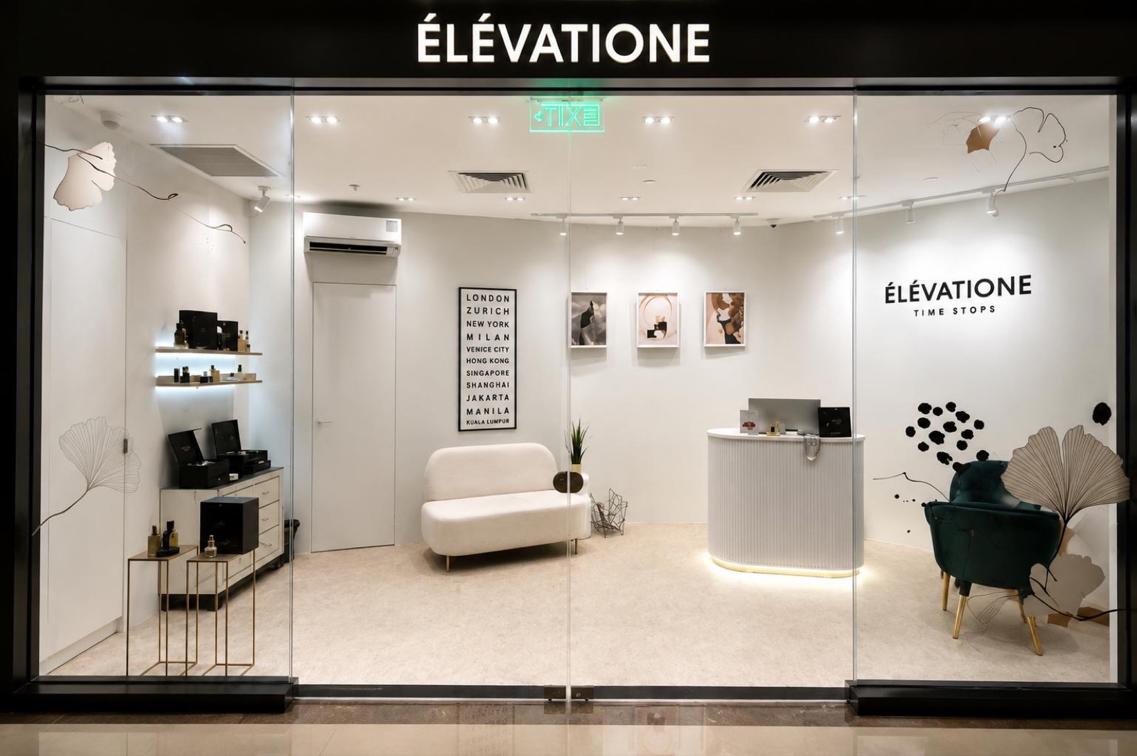 Elevatione studio at Tangs, Tang Plaza, Singapore